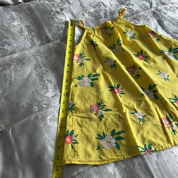 Old Navy toddler girls floral tropical like spaghetti strap dress - Picture 7 of 7